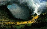 Albert Bierstadt Storm in the Mountains oil painting on canvas